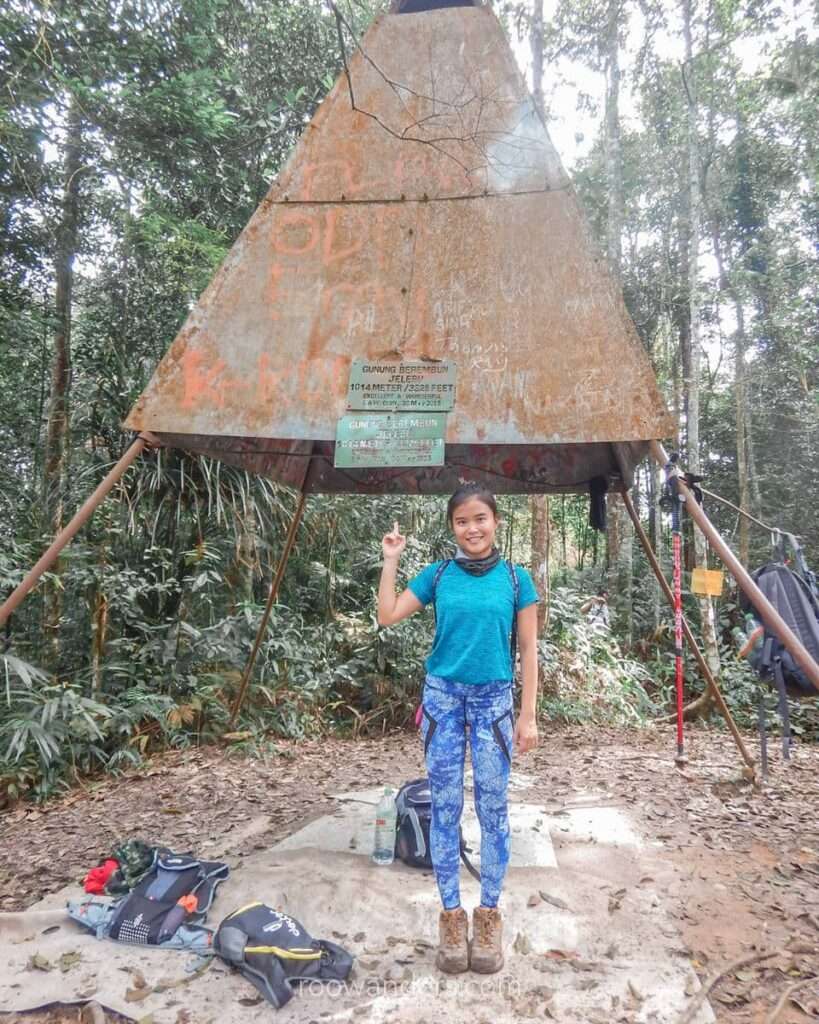 Peak of Gunung Berembun, Malaysia - RooWanders