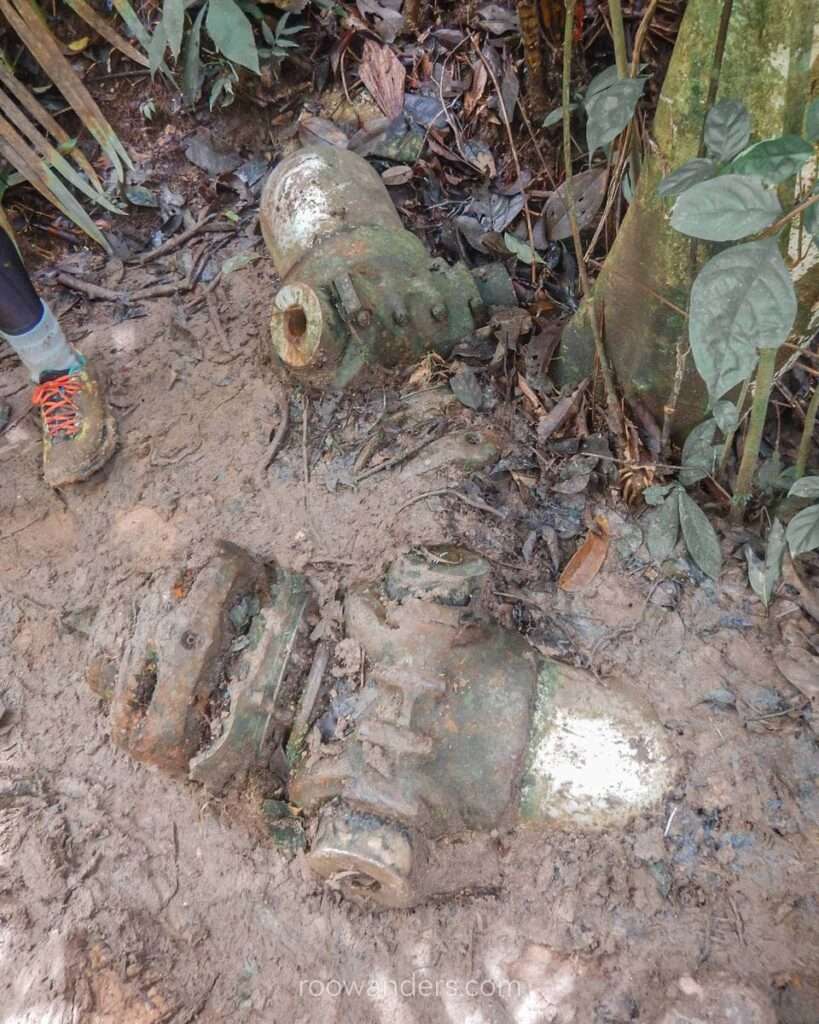 Parts of a plane, Gunung Berembun, Malaysia - RooWanders