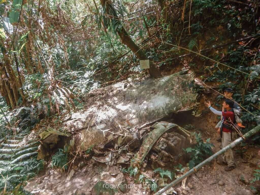 Parts of a plane, Gunung Berembun, Malaysia - RooWanders