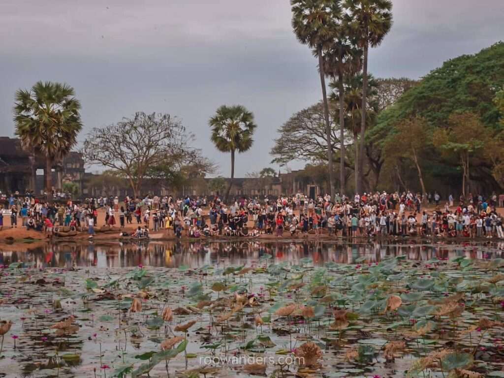 Lake of Angkor Wat, Cambodia - RooWanders