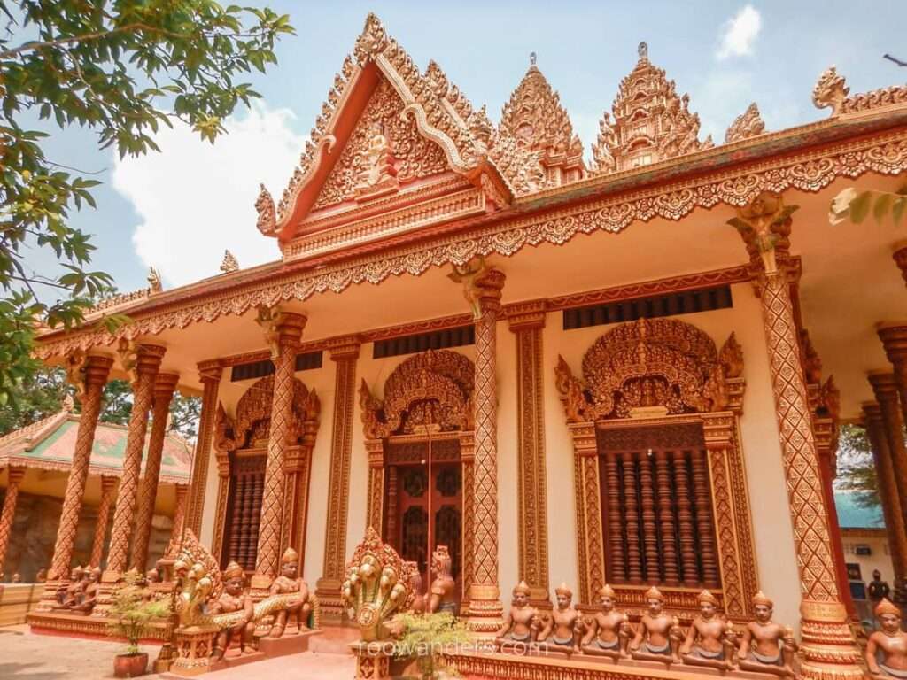 Gold Temple, Phnom Santuk, Cambodia - RooWanders
