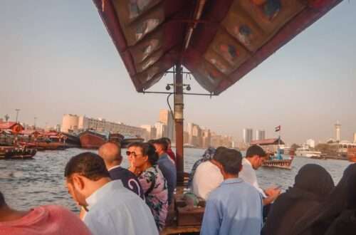 On board the Dubai Abra, United Arab Emirates - RooWanders