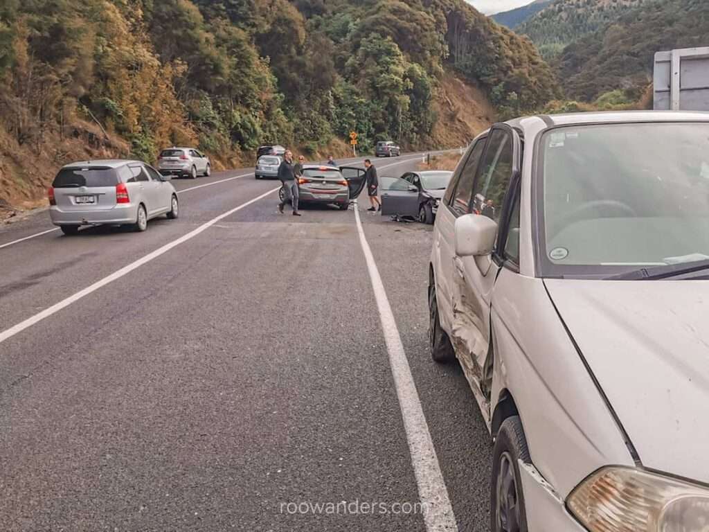 Car Accident in New Zealand - RooWanders