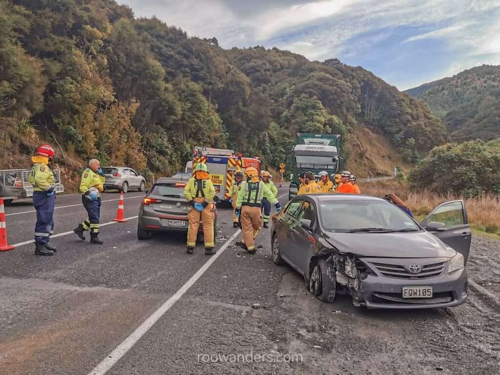 Car Accident in New Zealand - RooWanders