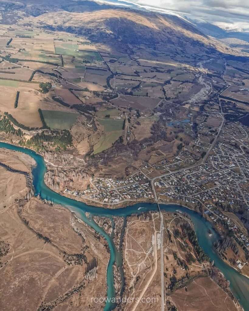 View from the plane, Wanaka Tributaries, New Zealand - RooWanders