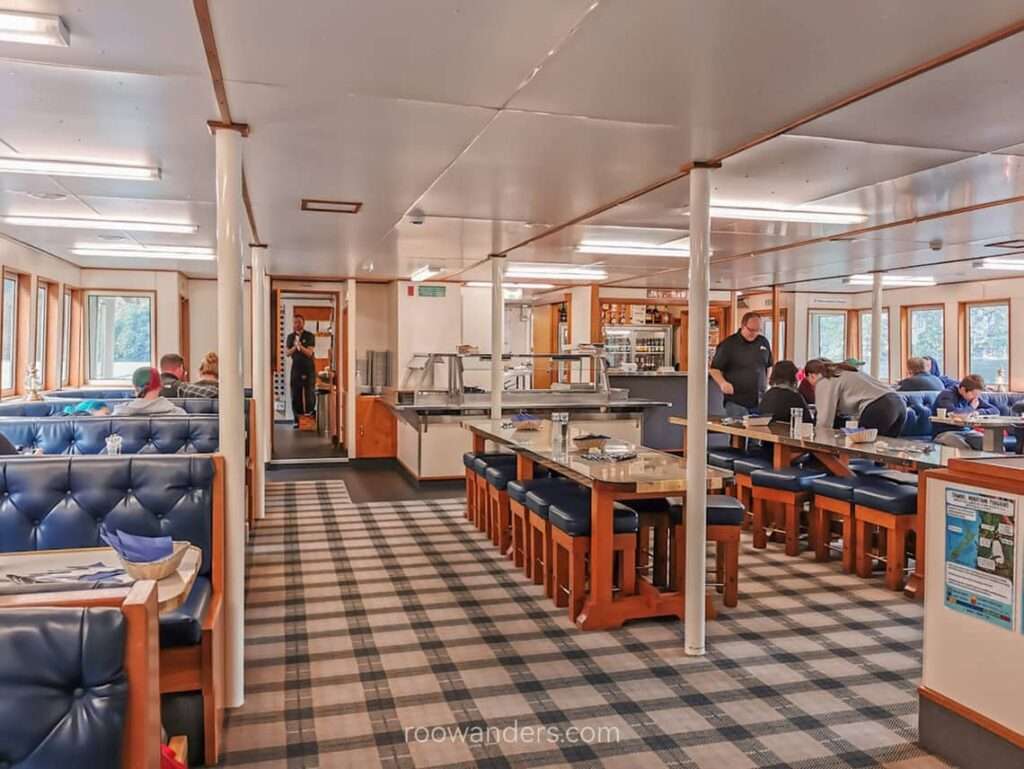 Dining Lounge, Doubtful Sound, New Zealand - RooWanders