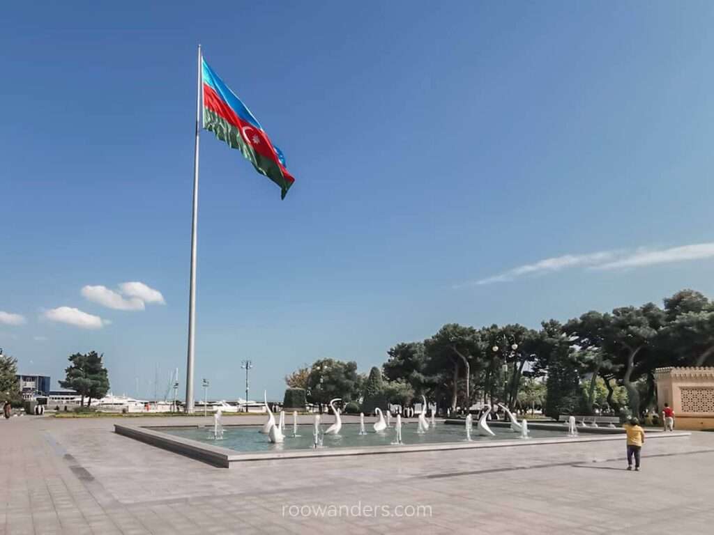 Flag Square, Baku, Azerbaijan - RooWanders