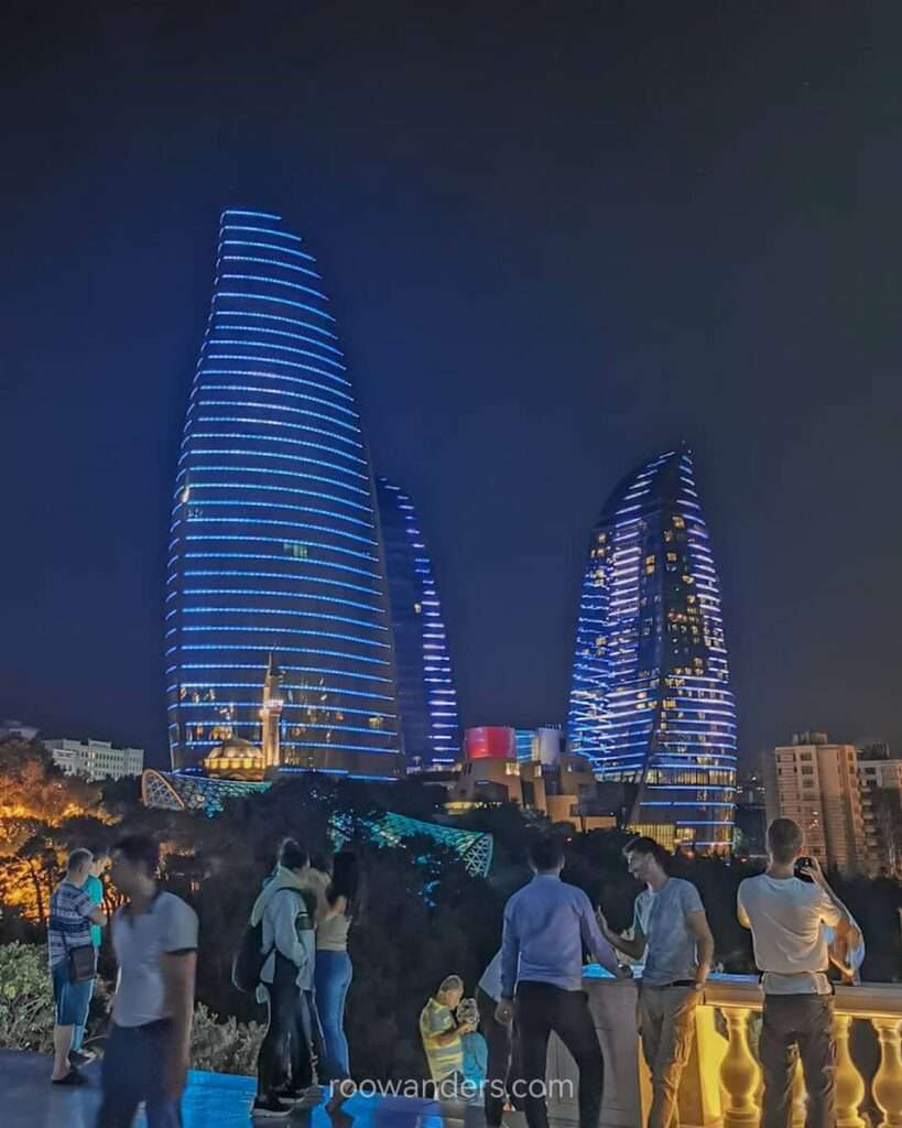 Flame Towers, Baku, Azerbaijan - RooWanders