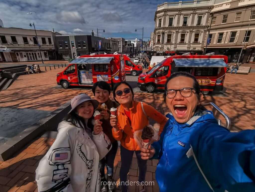 Dunedin, Free Whippy Ice Cream, New Zealand - RooWanders