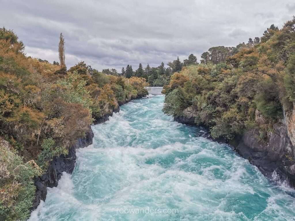 Huka Falls, Rotorua, New Zealand - RooWanders