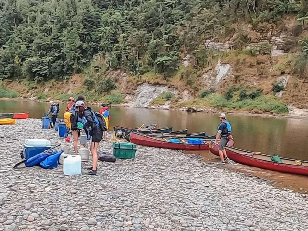 Docking at John Coull's, Whanganui River, Great Walk, New Zealand - RooWanders