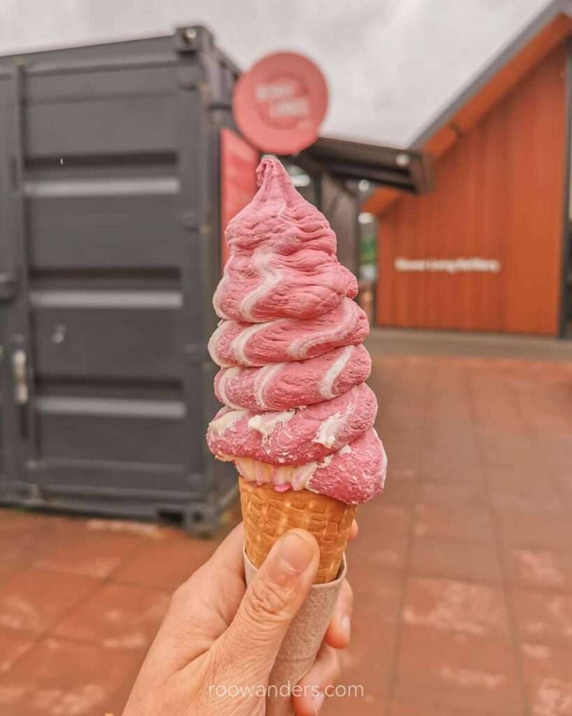 Real fruit ice cream, New Zealand - RooWanders