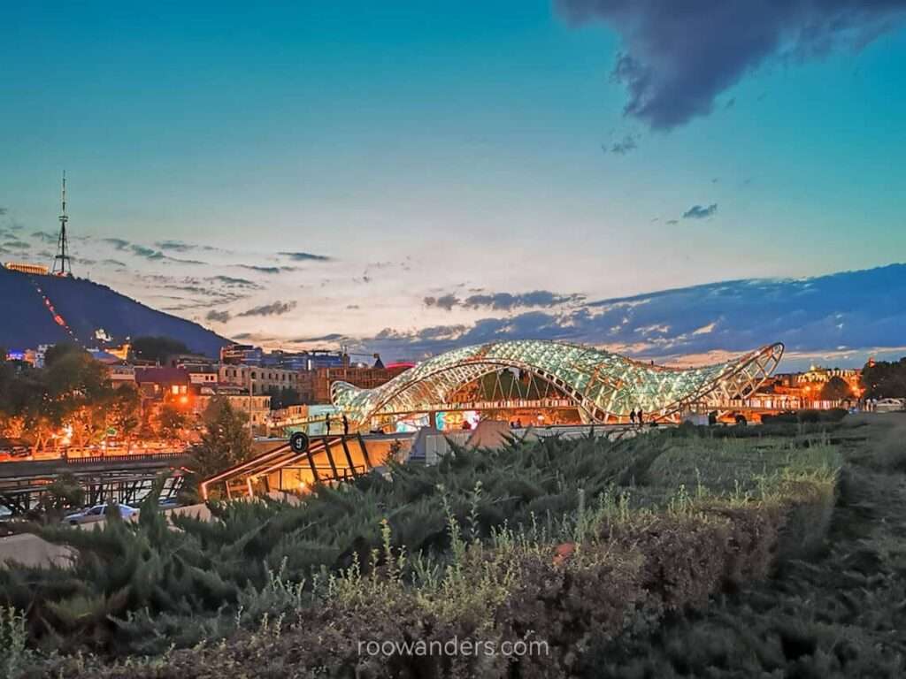 Tbilisi Peace Bridge, Georgia - RooWanders
