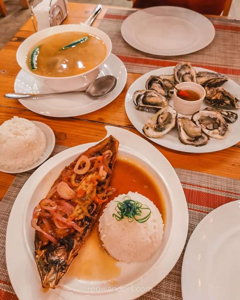 Cebu Moalboal Food Lola's Seafood, Philippines - RooWanders