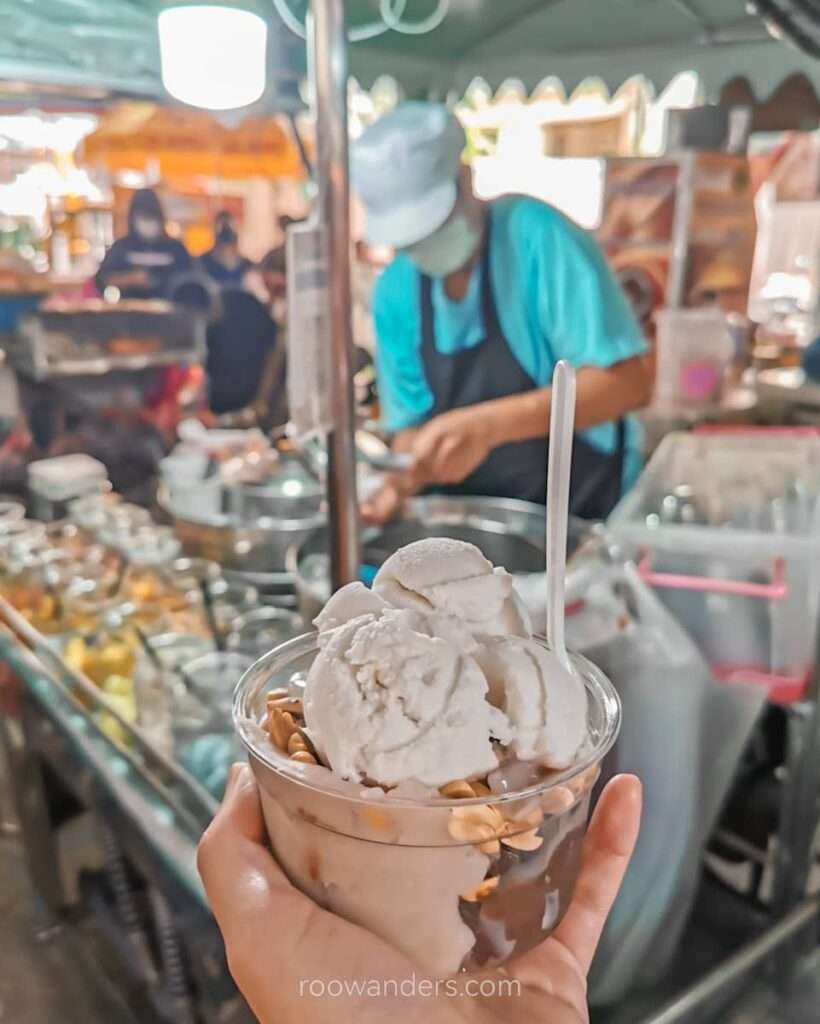 Bangkok Lunch Coconut Ice Cream, Thailand - RooWanders