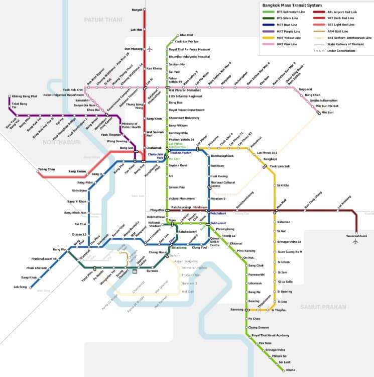 Bangkok metro lines wiki