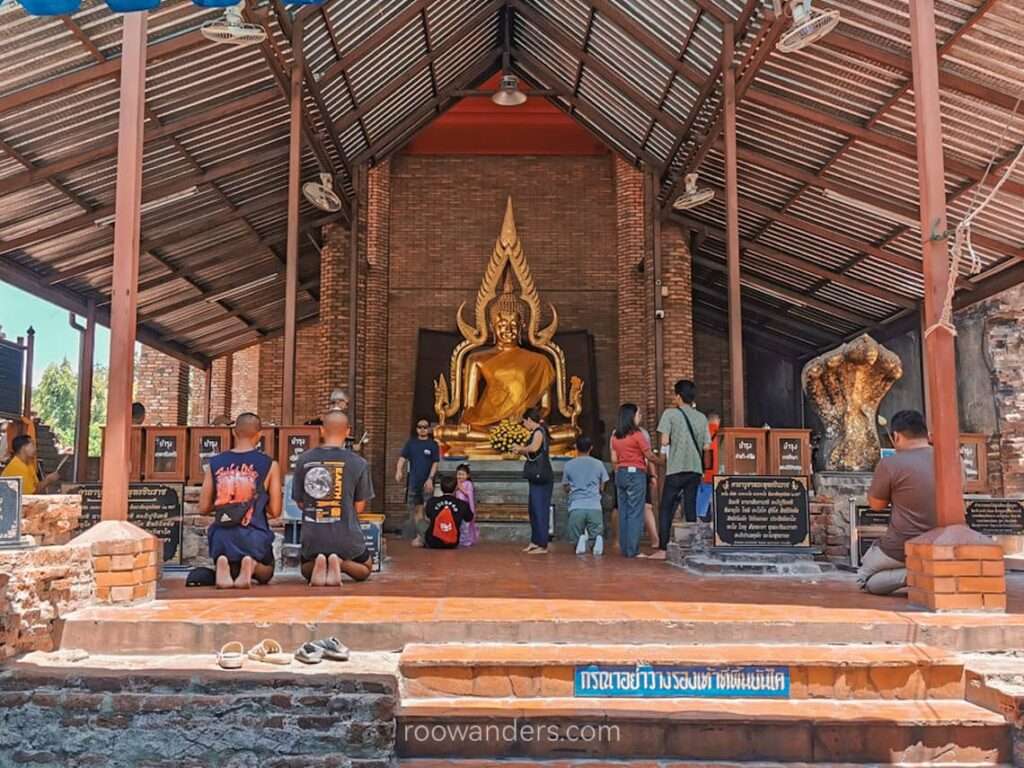 Ayutthaya Wat Yai Chaimongkhon, The Ordination Hall, Thailand - RooWanders