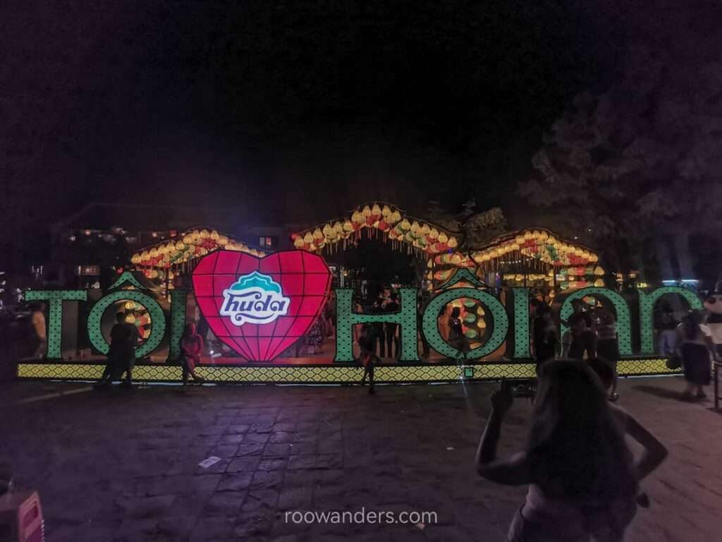 Hoi An sign, Vietnam - RooWanders