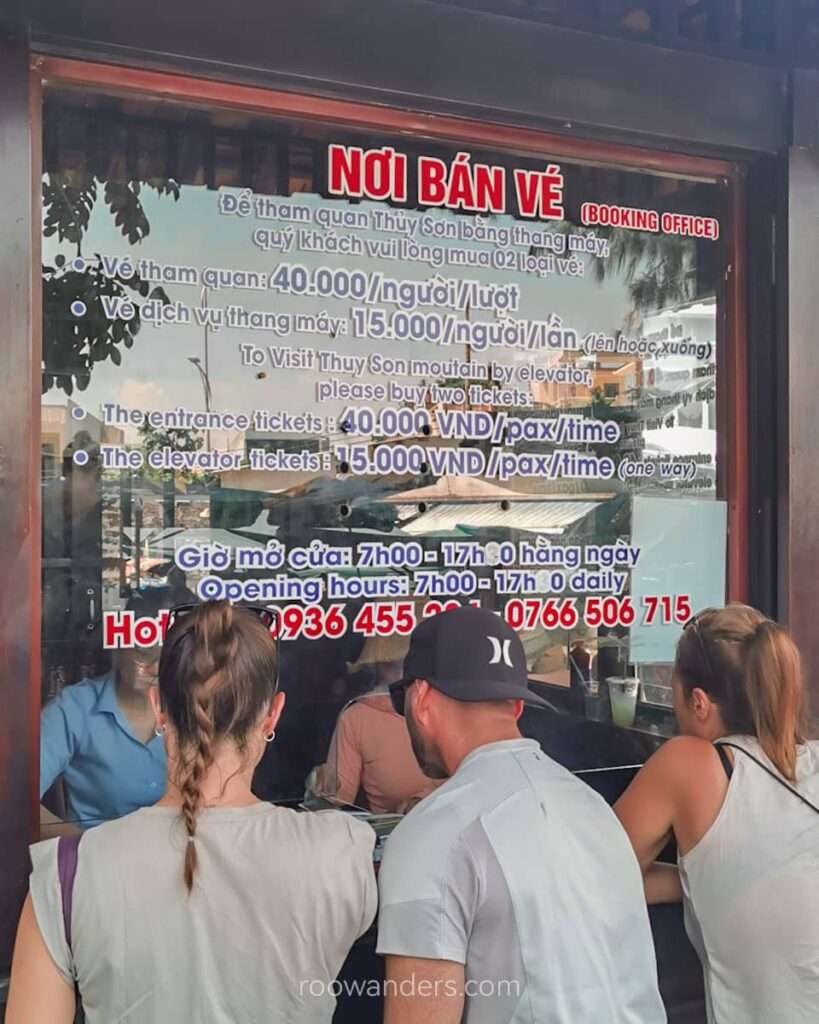 Marble Mountains Ticket Booth, Vietnam - RooWanders