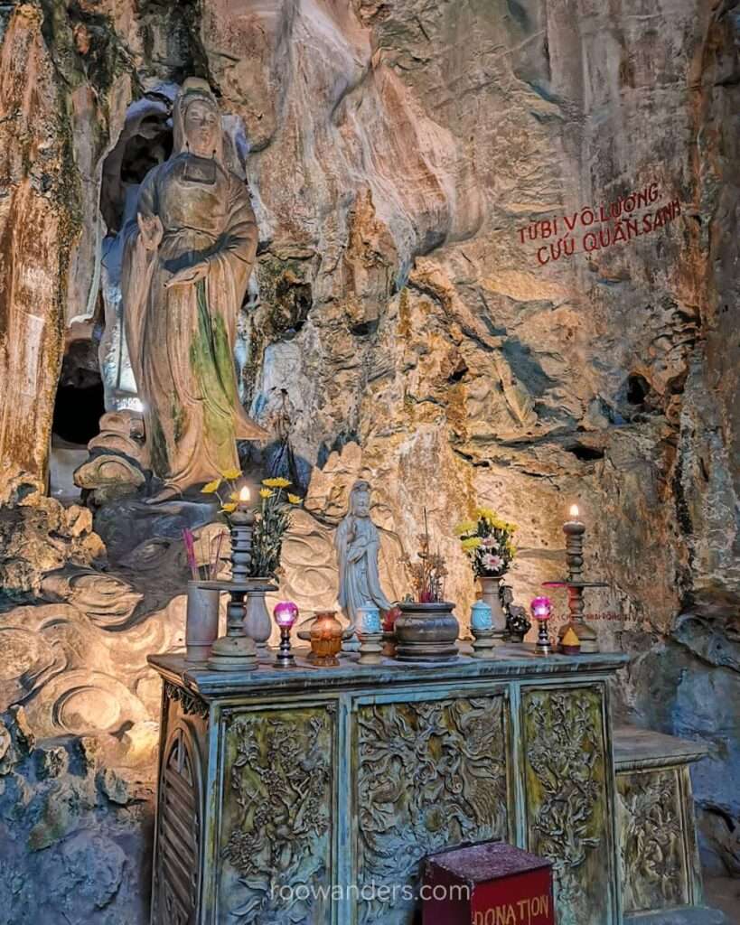 Marble Mountains, Huyen Khong Cave Goddess of Mercy, Vietnam - RooWanders