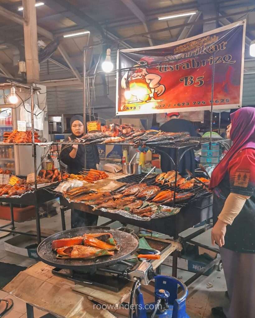 Brunei Gadong Night Market Food - RooWanders