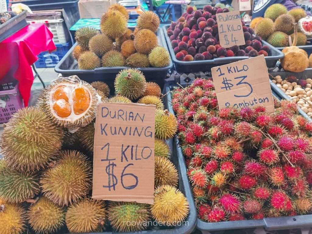 Brunei Gadong Night Market Tropical Fruits - RooWanders